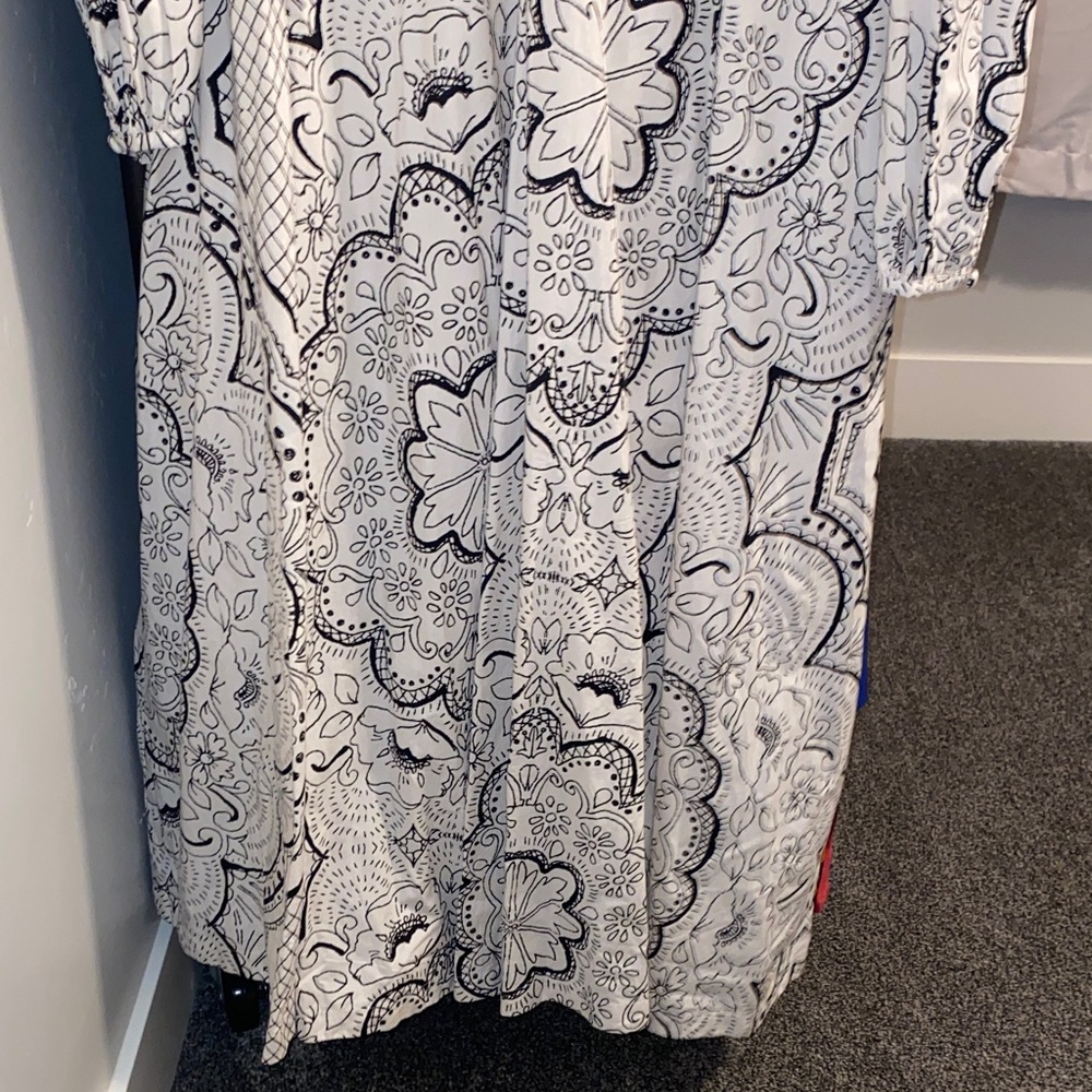 Anthropologie Boho Midi Dress Black White Print
Flowy long sleeve midi dress - Picture 6 of 8
